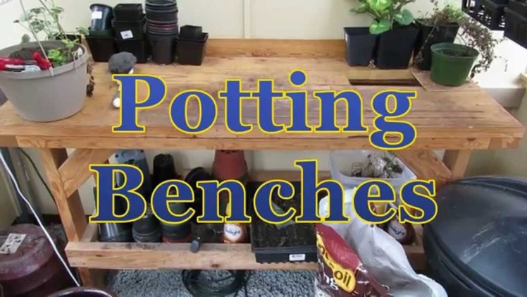 DIY Potting Bench For Your Greenhouse