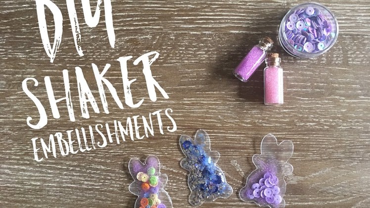 DIY Shaker Embellishments | How to make shaker embellishments |Fuse Tool Craft | Planner clips