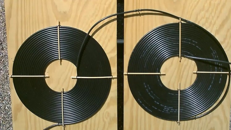 DIY Solar Water Heater! - The "Dual Spiral" black poly Solar Water Heater!  Easy DIY (modular.chain)