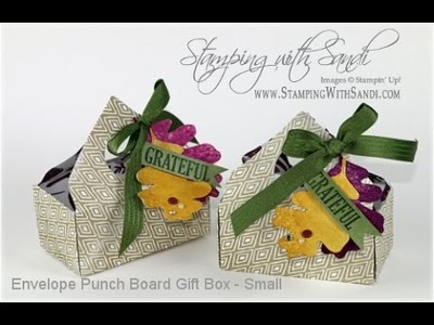 Envelope Punch Board Small Gift Box
