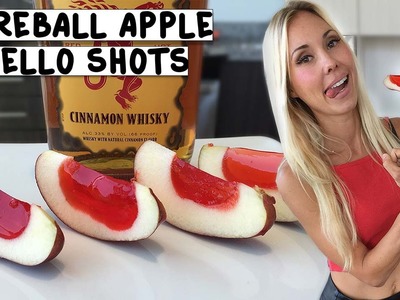 Fireball Apple Jello Shots - Tipsy Bartender