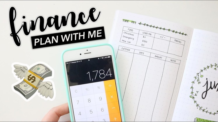 How I Budget in My Bullet Journal. Budgeting Plan With Me - June 2017!