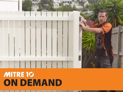 How to build a wooden gate | Mitre 10 Easy As