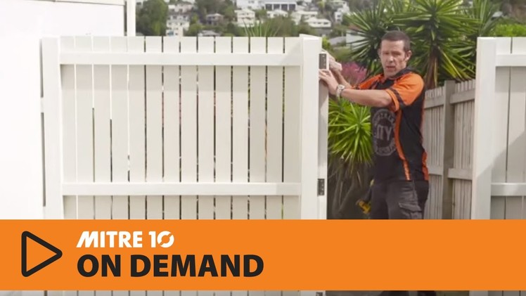 How to build a wooden gate | Mitre 10 Easy As