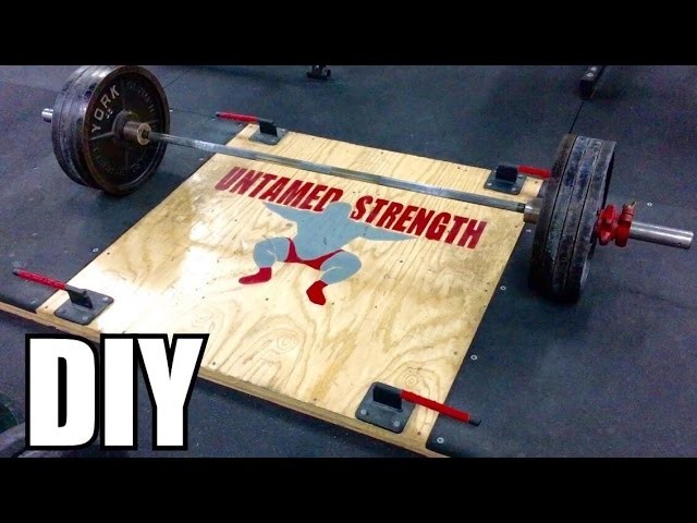 How To Build Your Own Deadlift Platform w. Your Logo