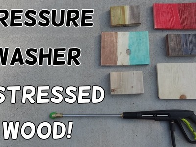 How to Distress Wood with Water!