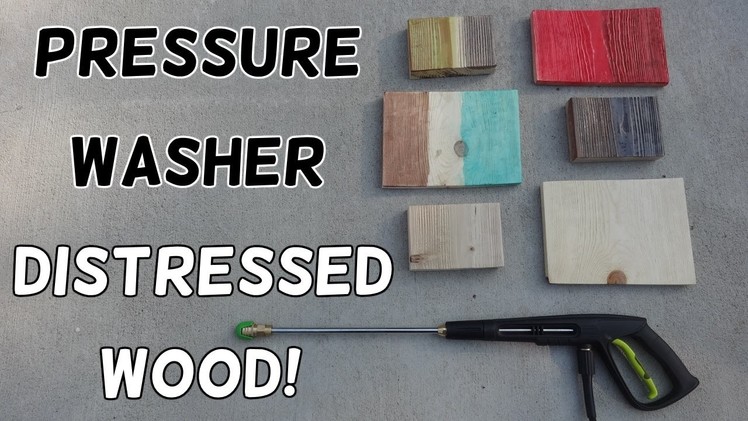How to Distress Wood with Water!