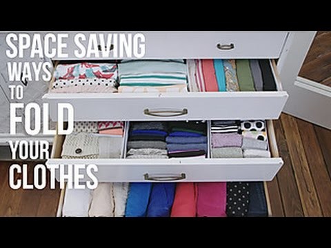 How to Fold Your Clothes to Save Space - HGTV