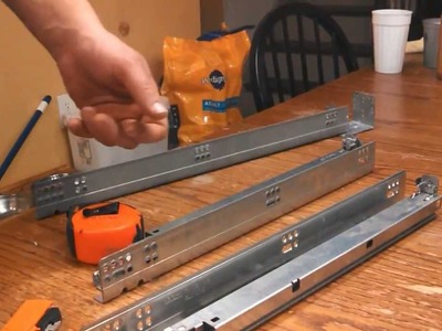 How to install soft close drawer slides