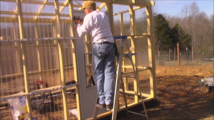 How to Install TUFTEX panels on Greenhouse! DIY