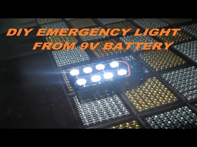 HOW TO MAKE A EMERGENCY LIGHT
