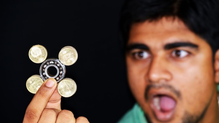 HOW TO MAKE A SIMPLE COIN FIDGET SPINNER