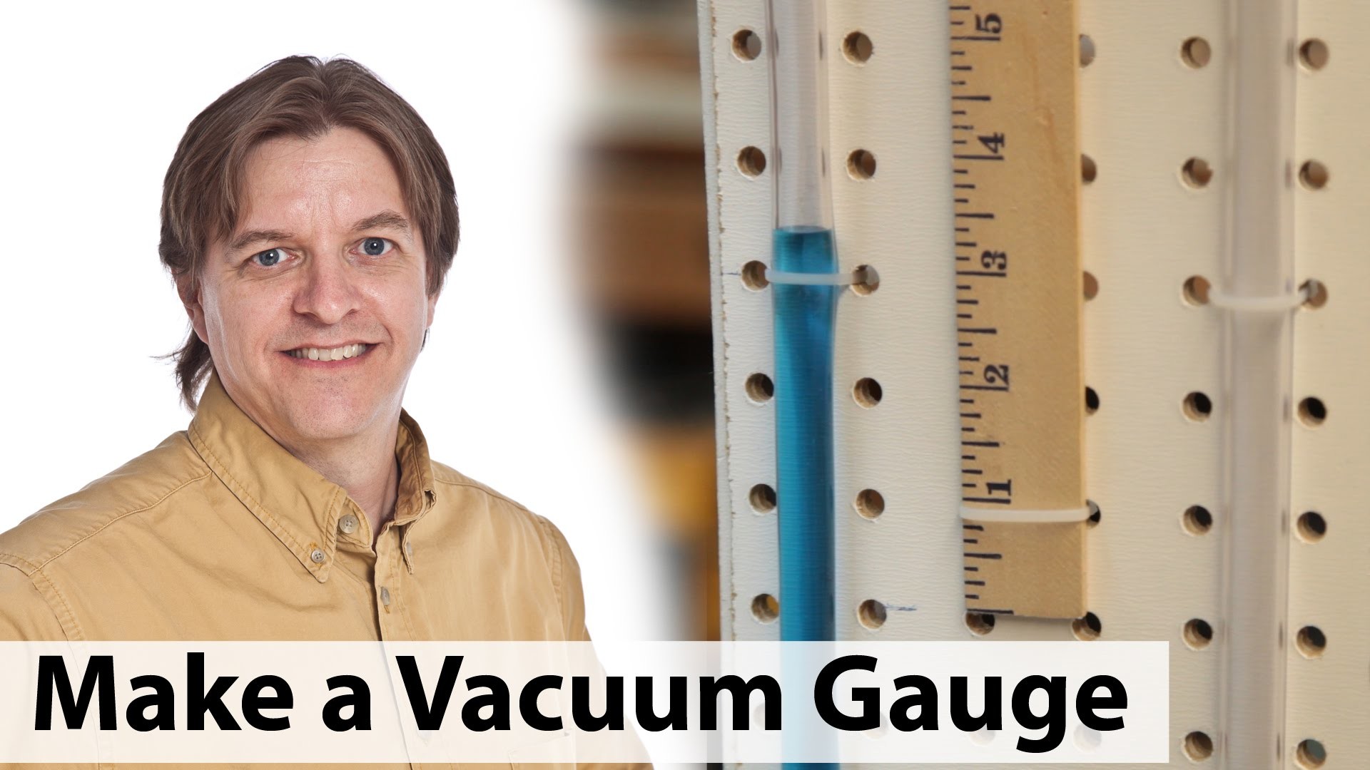 How to make a vacuum (or pressure) gauge