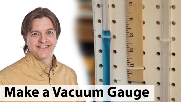 How to make a vacuum (or pressure) gauge