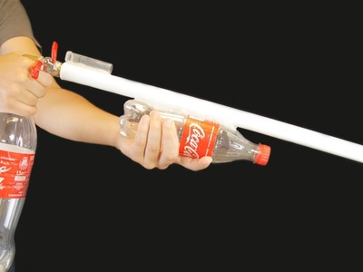 HOW TO MAKE AIR GUN FROM COCA COLA