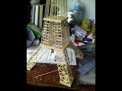 How to make Eiffel Tower Amazingly easy step by step instruction.