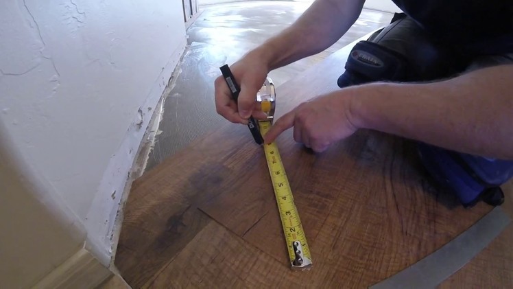 HOW TO MEASURE AND CUT ANGLES ON LVP FLOORING