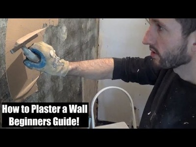 How to plaster a wall, a beginners guide. Plastering made easy for the DIY enthusiast.