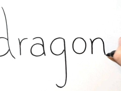 How to Turn Words Dragon into a Cartoon #8