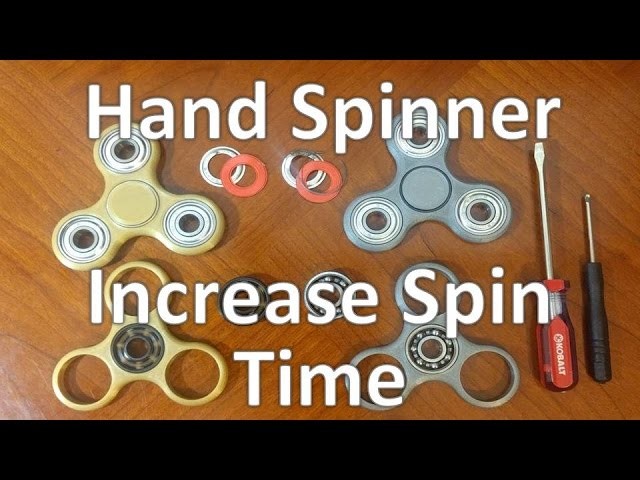 Increase spin times on your fidget spinner with this simple hack!