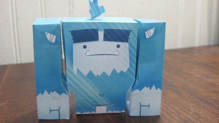 Little Blue Yeti Papercraft