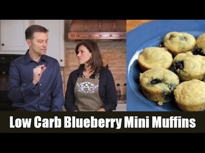 Low Carb Blueberry Mini Muffin Bites