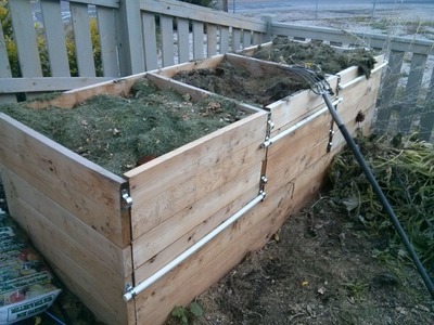 Make A Compost Bin Part 1 - Build The Rear And Side Walls