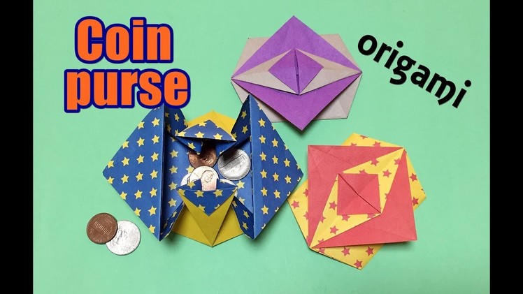 Origami Coin Purse Easy for Beginners but Cool | How to Make Useful Things Out of 1 Piece of Paper