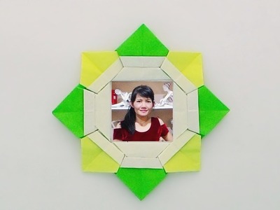 Origami Photo frame.พับกรอบรูปเก๋ๆ