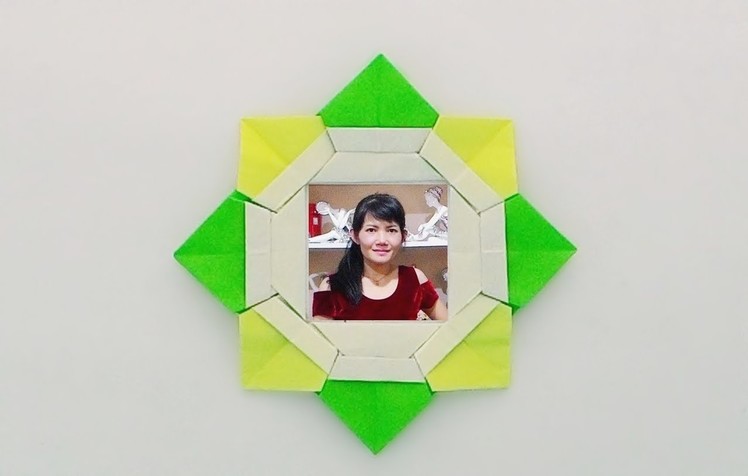 Origami Photo frame.พับกรอบรูปเก๋ๆ