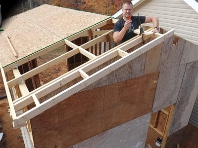 OSB, Ladders, and Metal Roofing - Build a Workshop 12