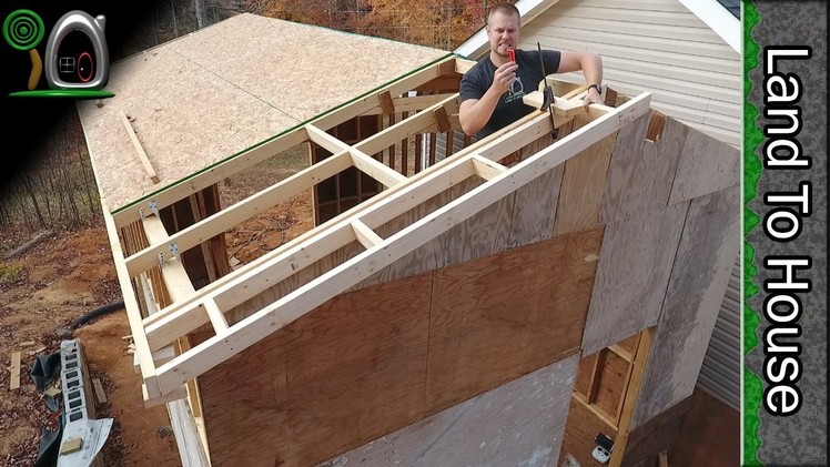 OSB, Ladders, and Metal Roofing - Build a Workshop 12