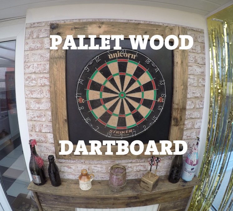 Pallet Wood Dartboard