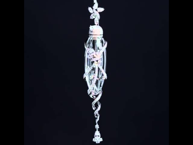 Secret Cluster Perfume Bottle Necklace