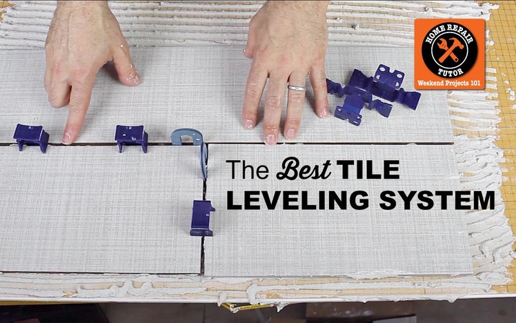 The Best Tile Leveling System for Bathroom Tile -- by Home Repair Tutor