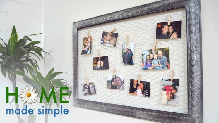 Try This Fun and Upscale Way to Display Photos | Home Made Simple | Oprah Winfrey Network