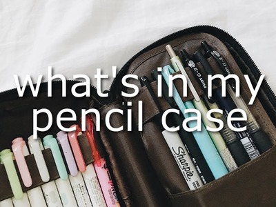 What's in my pencil case!