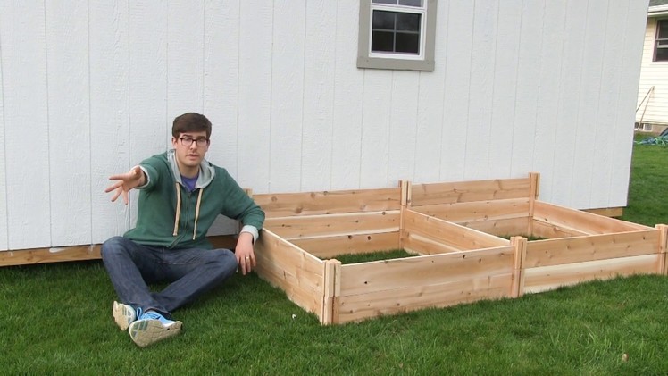 World's Easiest $30 Modular Raised Bed Build - No Tools Required!