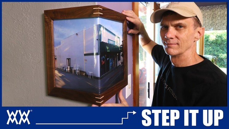 Wrap Around Corner Picture Frames | STEP IT UP Woodworking