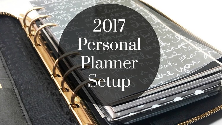 2017 Personal Planner Setup