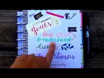 A look inside my fitness planner!