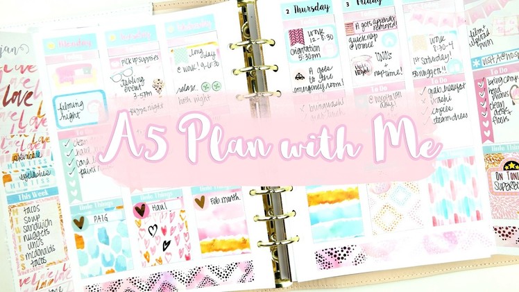 A5 Plan with Me: Lots of Foil!