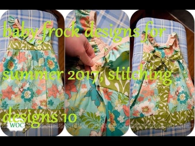 Baby frock designs for summer 2017, stitching designs 10