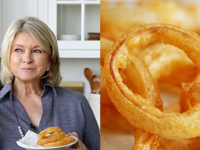 Beer-Battered Onion Rings by Martha Stewart #TastyStory
