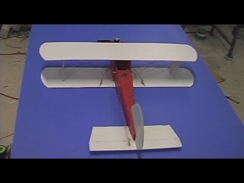 Build video: The $10 RC nitro plane made from coreflute (part 2 of 3)