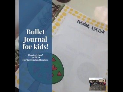 Bullet Journal for kids 2017