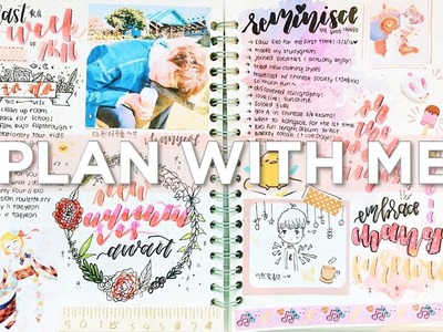 Bullet journal plan with me : last spread of 2016 || studyng