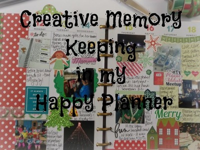 Creative Memory Keeping in my Happy Planner