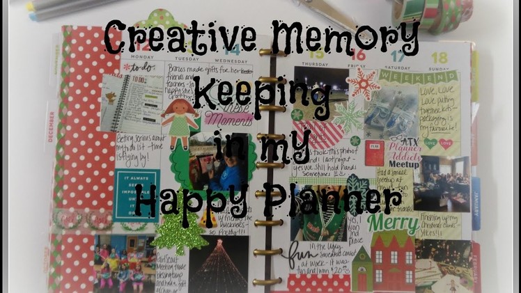 Creative Memory Keeping in my Happy Planner