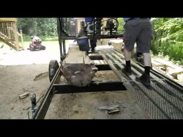 Custom Built Swing Blade Portable Sawmill in Ontario